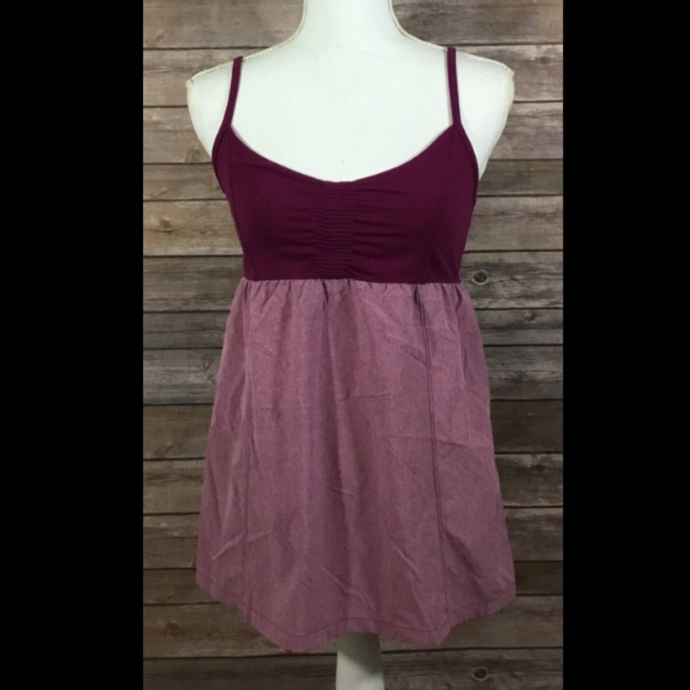 Athleta Womens Bestie Tank Shelf Bra Top G56